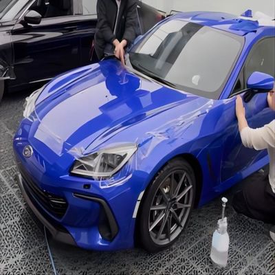 Harga yang bagus 1.52*15m High Glossy Car Body Film Ppf With Tpu Material Anti Scratch / Corrosion / Yellowing Auto Paint Protection Film on line